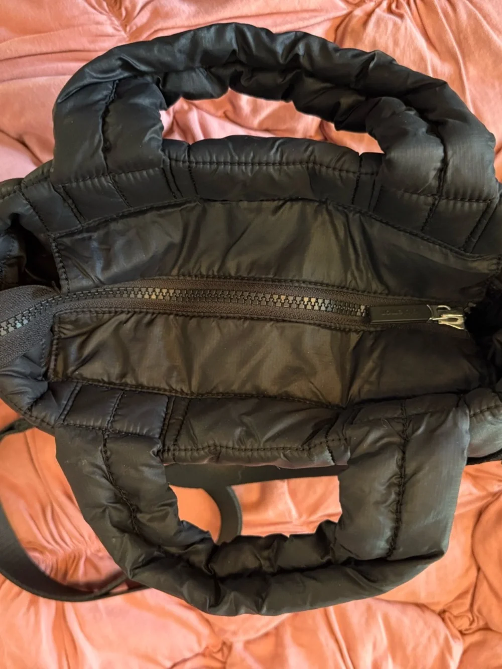 lululemon athletica Black Quilted Crossbody Tote - Picture 2 of 4